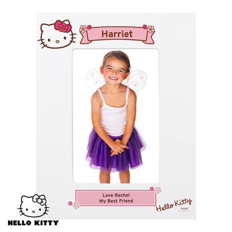 Personalised Hello Kitty Floral 6 x 4 Photo Frame £19.99